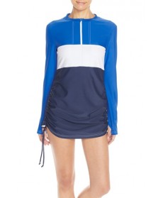 Mott 5 Colorblock Swim Dress  - Blue