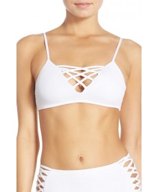  L Space Jaime Bikini Top, Size D - White