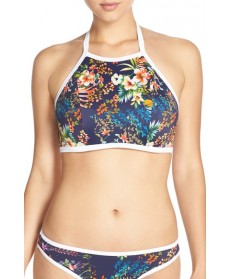 Freya 'Club Tropicana' High Neck Bikini Top FF (5D US) - Blue