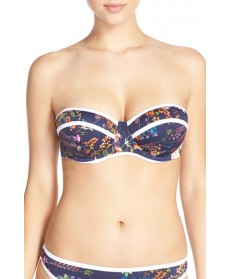 Freya 'Club Tropicana' Bandeau Bikini Top D - Blue