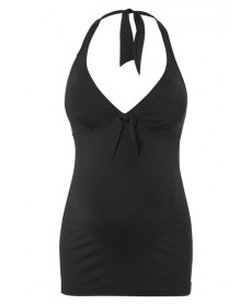 Noppies 'Mallorca' Halter Maternity Tankini Top /XX-Large - Black