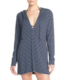 Tommy Bahama Stripe Hoodie Cover-Up