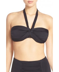 Seafolly Underwire Bandeau Bikini Top US / 10 AU - Black