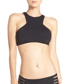 Seafolly High Neck Bikini Top  US / 1 AU - Black