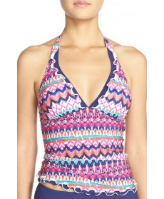 Profile By Gottex Halter Tankini Top  - Pink