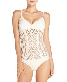 Robin Piccone Sophia One-Piece Swimsuit - Ivory