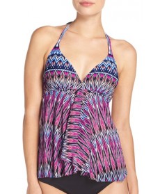 Blush By Profile Halter Flyaway Tankini Top