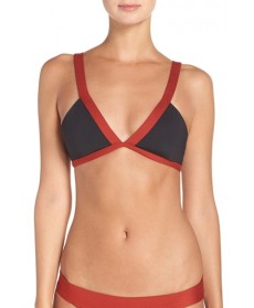 L Space 'Farrah' Colorblock Bikini Top