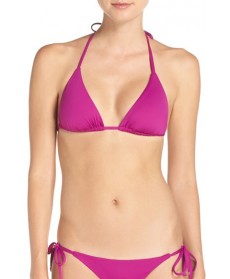 Becca 'Color Code' Triangle Bikini Top  - Purple