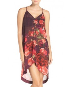 Ted Baker London 'Juxtapose Rose' Cover-Up Dress  - Purple