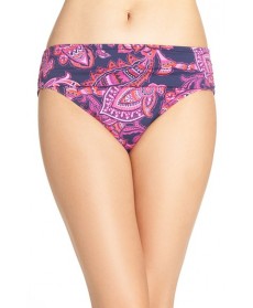 Tommy Bahama 'Jacobean' High Waist Bikini Bottoms