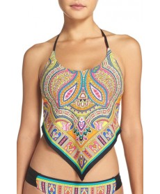 Trina Turk 'Nepal' Scarf Tankini Top