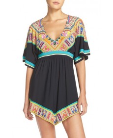 Trina Turk Nepal Cover-Up Tunic - Black