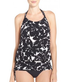 Magicsuit Magnolia Blossom Cybil Underwire Tankini Top  - Black