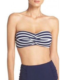 Tommy Bahama Breton Stripe Bandeau Bikini Top