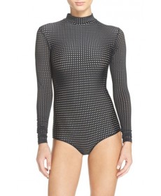 Acacia Swimwear Mesh One-Piece Swimsuit