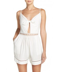 Seafolly Tie Front Playsuit Cover-Up
