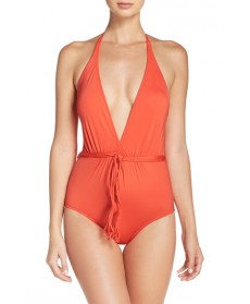 Seafolly Halter One-Piece Swimsuit  US /  AU - Orange