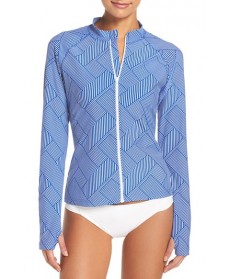 Mott 5 Long Sleeve Rashguard  - Blue