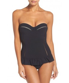 Tory Burch Flounce Underwire One-Piece Swimsuit