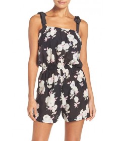 Kate Spade New York Cover-Up Romper  - Black