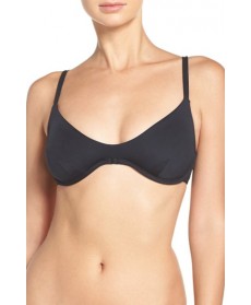 Vitamin A Luciana Underwire Bikini Top - Black