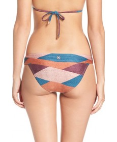 Vix Swimwear Ananda Bia Tube Bikini Bottoms  - Burgundy