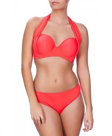 Freya Deco Convertible Underwire Bikini Top E (DDD US) - Red
