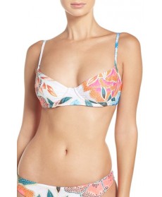 Mara Hoffman Underwire Bikini Top  - Coral