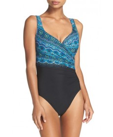 Miraclesuit Rockin' Moroccan One-Piece Swimsuit  - Black