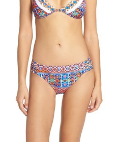 La Blanca 'Corsica Tile' Hipster Bikini Bottoms