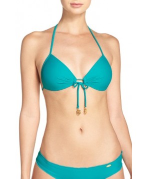 Luli Fama Push-Up Bikini Top - Green