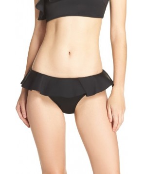 Ted Baker London Ruffle Bikini Bottoms - Black