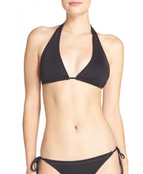 Vince Camuto Triangle Bikini Top  - Black