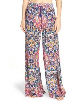 Nanette Lepore Desert Diamond Wrap Cover-Up Pants  - Blue