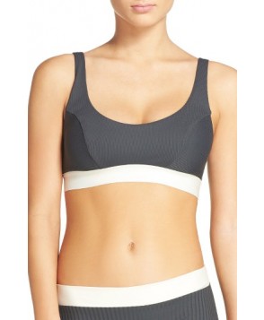 Boys + Arrows Dizzy Izzy Bikini Top - Grey