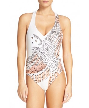 Boys + Arrows Bad News Beck One-Piece Swimsuit  - Ivory