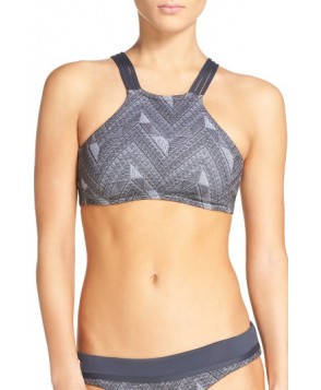 Maaji Jacquard Lofty Reversible Bikini Top - Grey