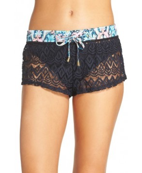 Maaji Hello Sunny Cover-Up Shorts - Black