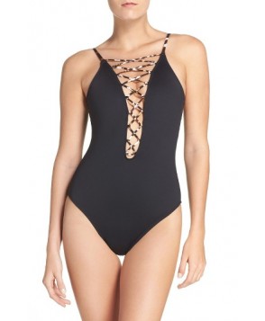 La Blanca Wild Safari One-Piece Swimsuit - Black