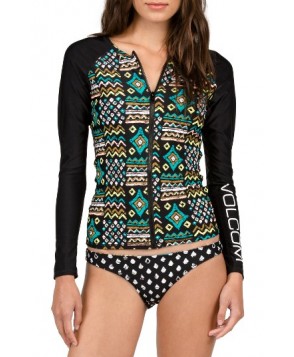 Volcom Instinct Print Rashguard  - Black