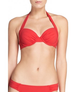 Tommy Bahama Underwire Halter Bikini Top8C - Red