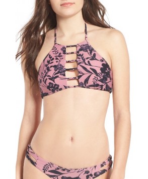 O'Neill Luna Strappy Halter Bikini Top  - Purple