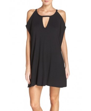 Robin Piccone Cold Shoulder Cover-Up - Black