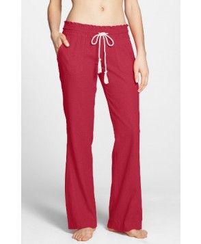 Roxy 'Oceanside' Beach Pants  - Red