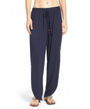 Robin Piccone Side Split Cover-Up Pants  - Blue