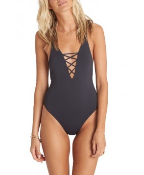 Billabong Sol Searcher Lace-Up One-Piece Swimsuit