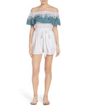 Mara Hoffman Cover-Up Romper  - White