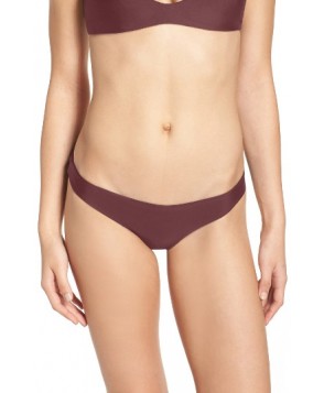 Mikoh Zuma Bikini Bottoms - Burgundy