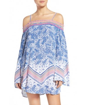 Green Dragon Sunset Beach Cover-Up Tunic  